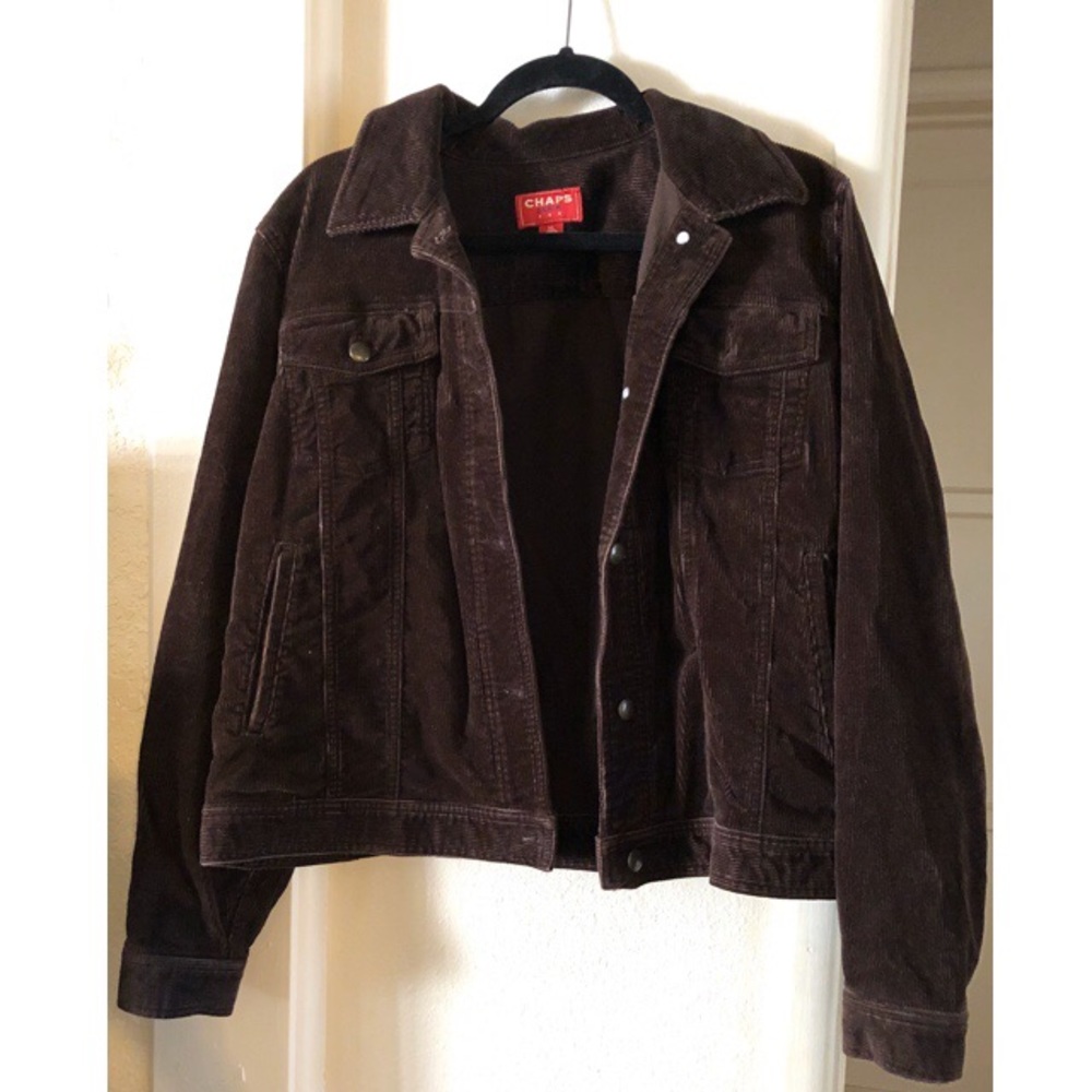 Chaps Brown Corduroy Jacket